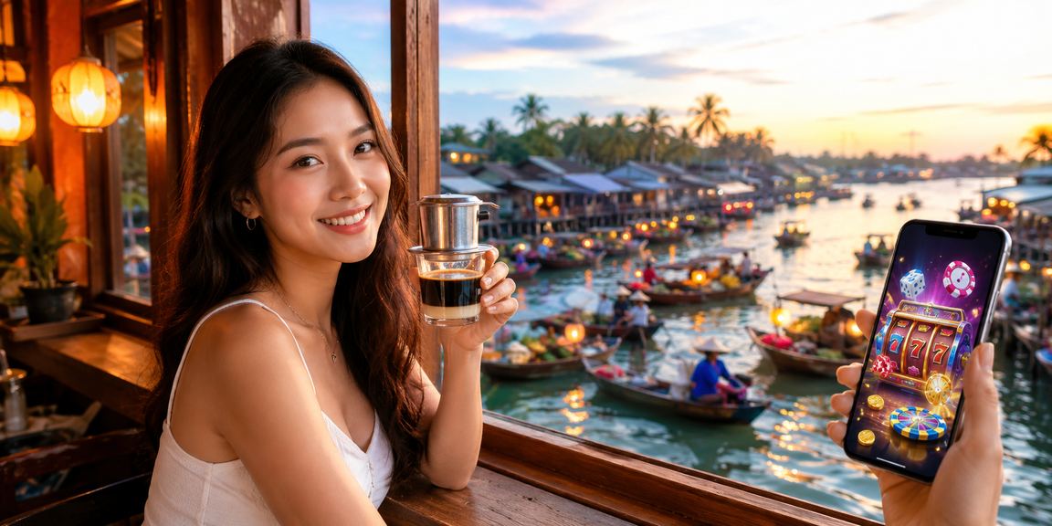 Quán cà phê phong cách casino tại Phú Quốc dành cho khách truy cập di động